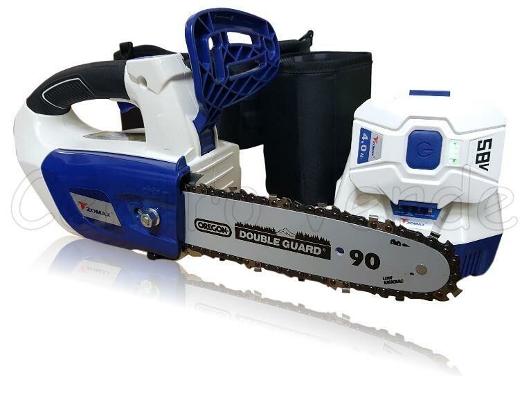 MOTOSEGA DA POTATURA A BATTERIA ZOMAX ZMDC 502 da 58V 4 Ah - Barra da 20cm - Passo da 1/4